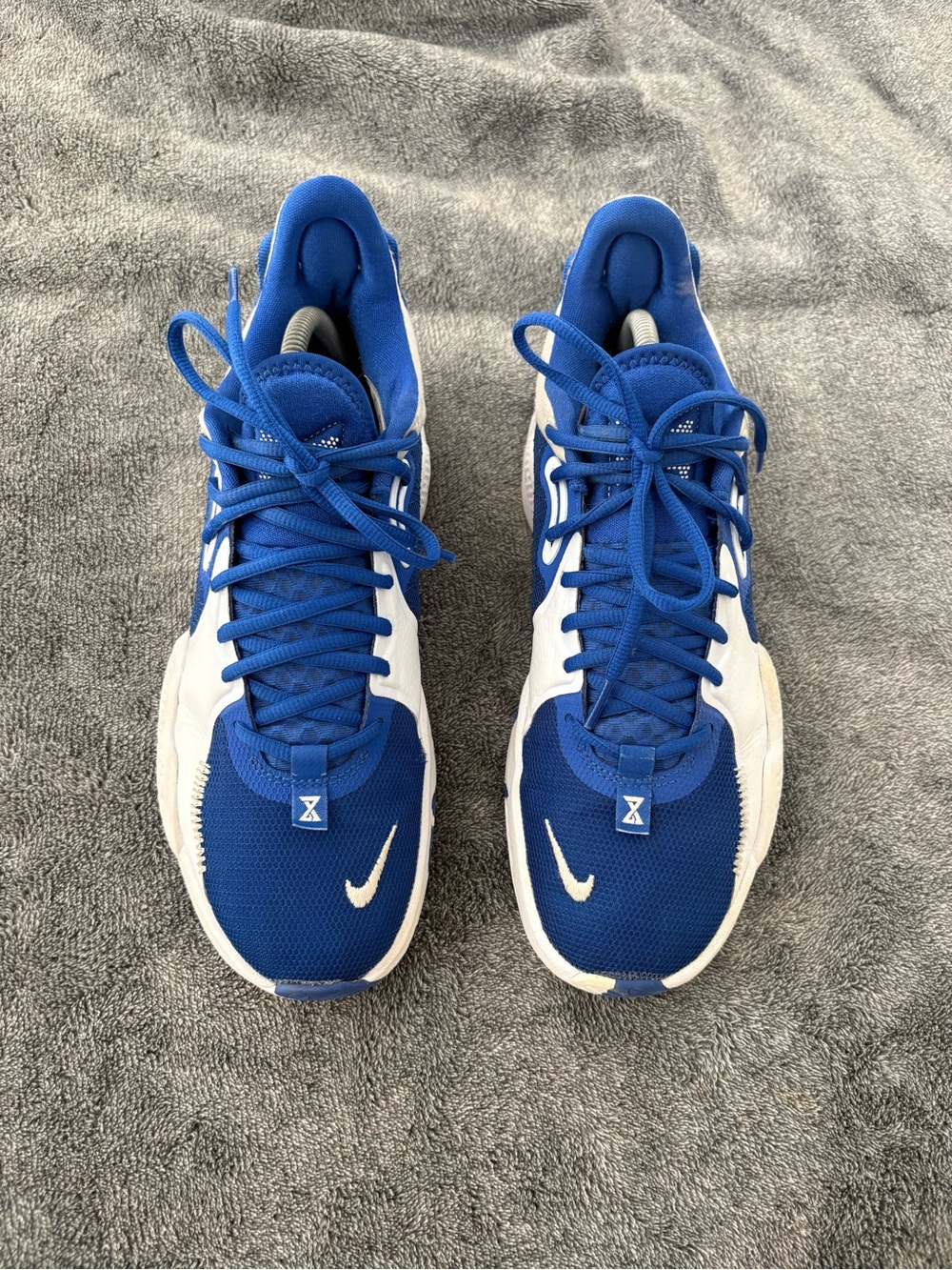 Nike Royal Blue and White Shoes